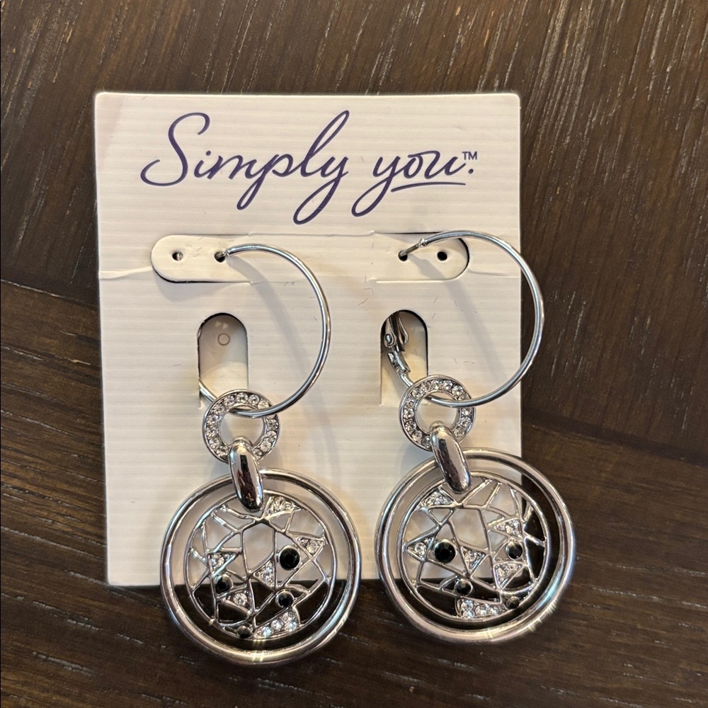 Simply You Silver Hoop Earrings